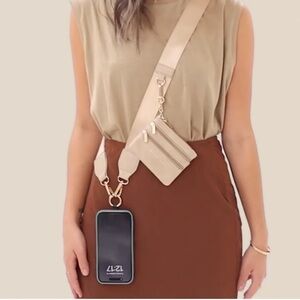 Crossbody phone carrier